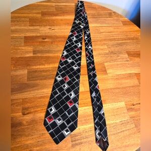 Givenchy Gentleman Geometric Patterned Tie